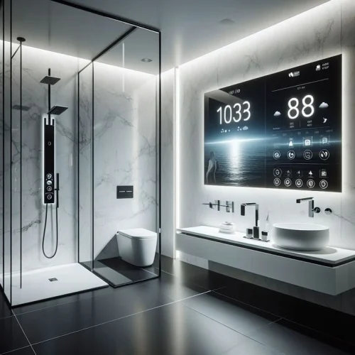 Tech-Savvy Smart Bathroom
